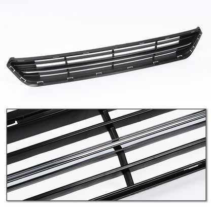 G-PLUS Front Lower Bumper Radiator Grill w/Chrome Black Compatible with Kia Optima(submodel: Limited, SX, LX, EX) 2014 2015 865614C700