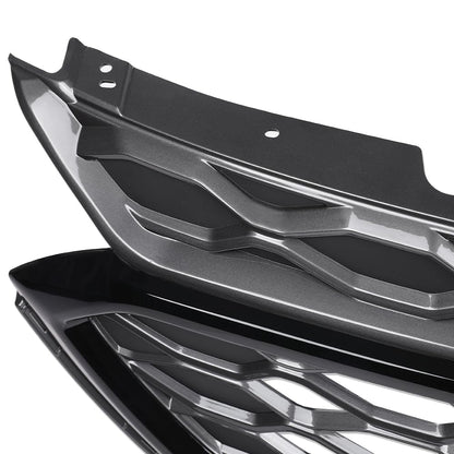 G-PLUS Front Bumper Upper Grill Compatible with 2018-2020 Chevy Equinox Automotive Front Bumper Grille Trim Replacement