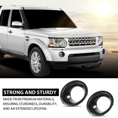 G-PLUS Fog Lamp Light Bezel Compatible with LR4 2010-2014 Black