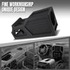 G-PLUS Center Console Subwoofer Sub Box Compatible with Chevy/GM Crew Cab 2007 2008 2009 2010 2011 2012 2013 Black