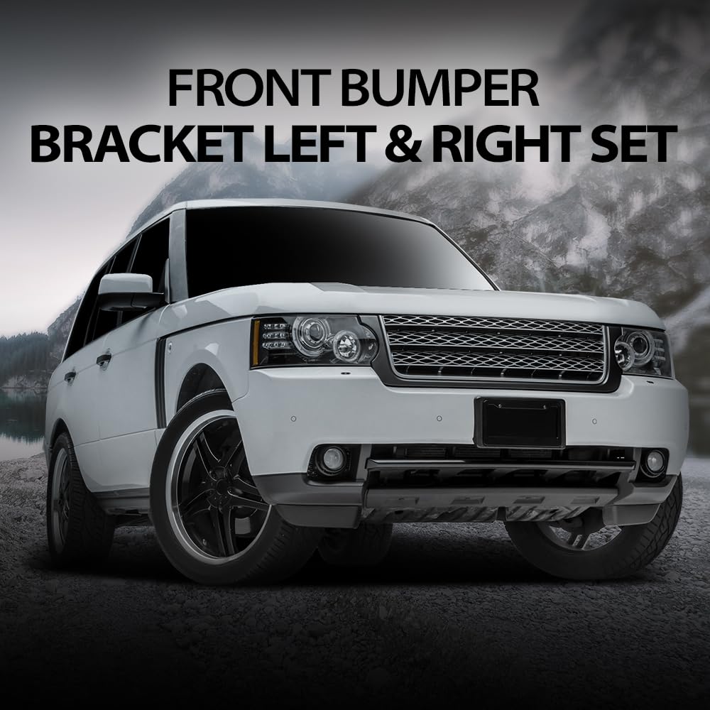 G-PLUS Front Bumper Bracket Left & Right Set Pair Compatible with Range Rover 2010-2012