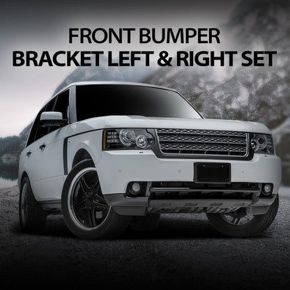 G-PLUS Front Bumper Bracket Left & Right Set Pair Compatible with Range Rover 2010-2012