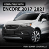 G-PLUS Front Bumper Cover Grille Compatible with Buick Encore 2017 2018 2019 2020 2021, Primed Black