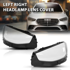 G-PLUS Headlight Lens Cover 2PCS for Benz S-Class W223 V223 Z223 2020-2024 Product Details