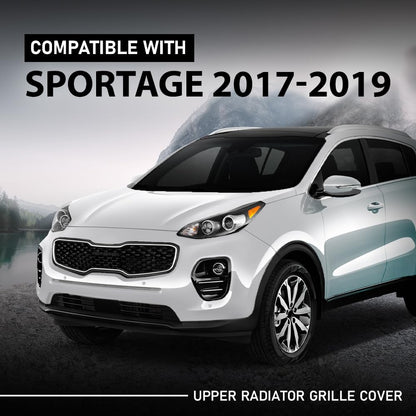 G-PLUS Radiator Grille Upper Cover Compatible with Kia Sportage 2.0L 2.4L 2017-2019 86361D9000, 86361-D9000
