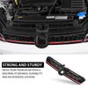 G-PLUS Front Bumper Hood Grille W/Red Trim, Compatible with Volkswagen Golf 7.5 2017-2019, 5GM853651AGCEE, 5GM853651AJCEE