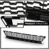 G-PLUS Front Center Bumper Grille, Compatible with BMW 740e M760i M760Li 2017-2019, Fit BMW 740i 750i 750Li 2016-2019, 51118092154, BM1036166