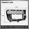 G-PLUS Grill Fog Light Cover Front Passenger Right Side Compatible with Land Rover Range Rover Sport 2014-2017