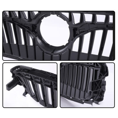 G-PLUS Front Bumper Grille Upper Black/Chrome Compatible with 2018-2020 Buick Regal TourX 39119344