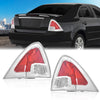 G-PLUS Tail Lights Compatible with Ford Fusion (submodel: S, SE, SEL) 2006-2009 6E5Z13405B, FO2819113C, Rear Lights Clear Red Lens,Left & Right Tail Lamp Luces Traseras, Faros TraserosAssembly