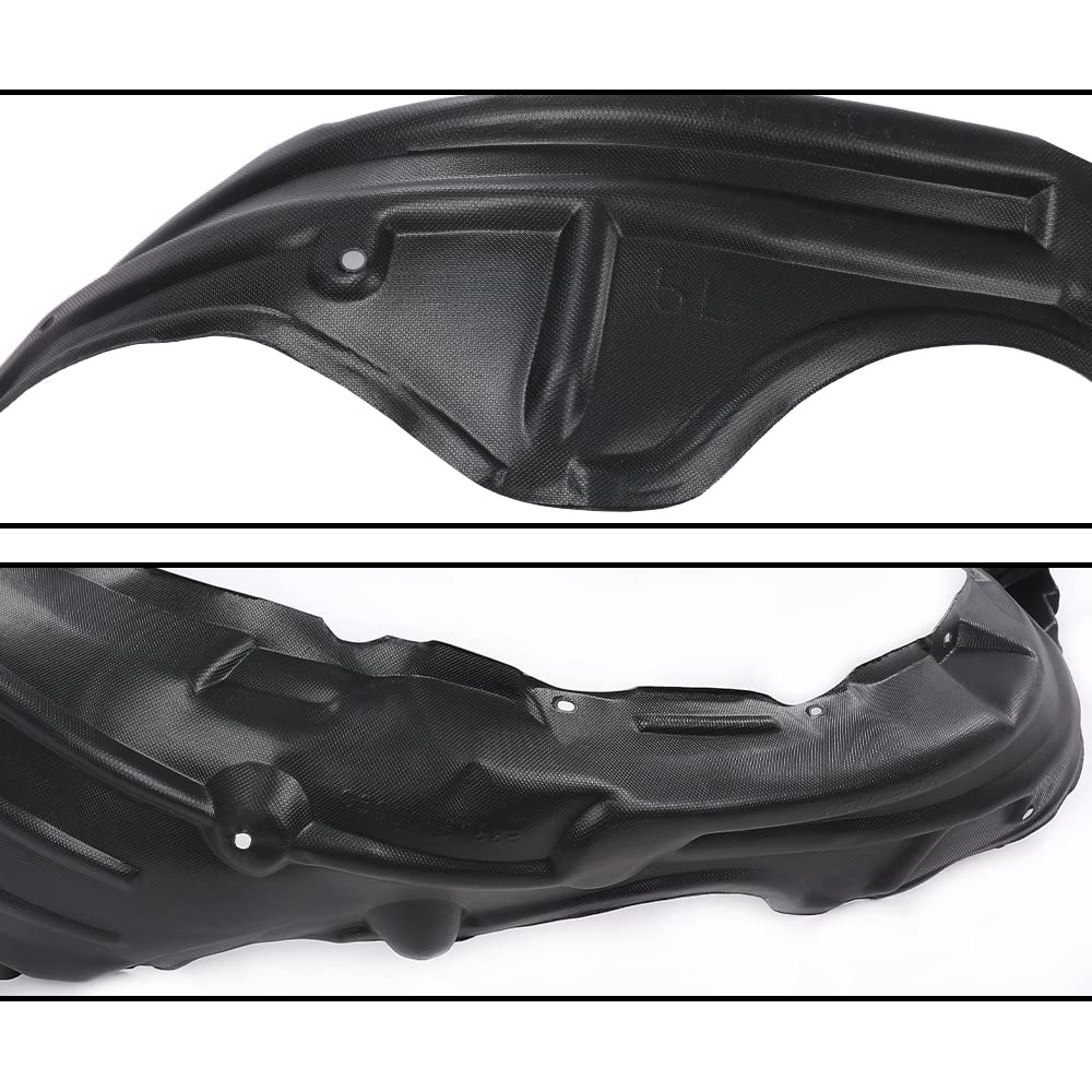 G-PLUS Front Inner Fender Liner Splash Shield Compatible with Toyota Yaris 2007-2012 Driver & Passenger Side 53875-52180 53876-52180 TO1250120 TO1251120