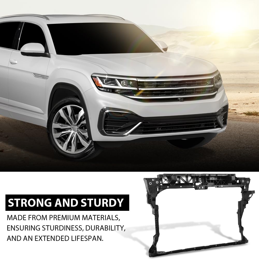 G-PLUS Front Radiator Support Compatible with Volkswagen Atlas Cross Sport 2021-2023 3CM805588C