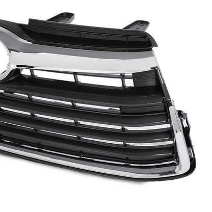 G-PLUS Chrome Front Bumper Upper Grill Grille ABS Compatible with 2014-2016 Toyota Highlander