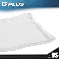 G-PLUS Headlight Lens Cover 2PCS for Toyota Tacoma 2005-2011 Clear Lens Additional Angle