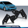 G-PLUS Front Grille Mounting Support Bracket Compatible with Honda Civic Coupe 2009-2011 Left and Right Pair 71124SVAA50 71129SVAA50 HO1207107, HO1207108
