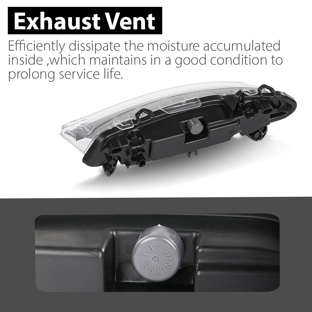 G-PLUS LED Right Fog Light DRL Daytime Running Lamps, Compatible with W204 X204 W216 W218 W221 W251 2008-2014, RH Passengerr Side, 2218201856, A2218201856