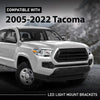G-PLUS Upper Hood Ditch Cube LED Light Mount Brackets Compatible with Toyota Tacoma 2005-2015