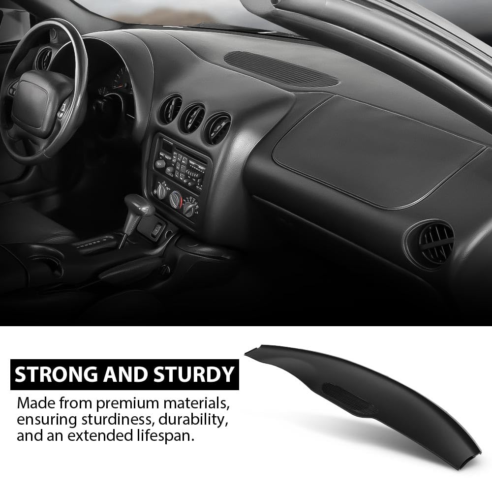 G-PLUS Upper Dash Pad Panel Compatible with Chevy Camaro 1997-1999,Compatible with Pontiac Firebird 1997-1999 Grey