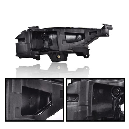 G-PLUS Front Bumper Fog Light Assembly Compatible with Sonata 2011 2012 2013 Driving Fog Lamps 92201-3Q000 92202-3Q000 HY2593134 HY2592134