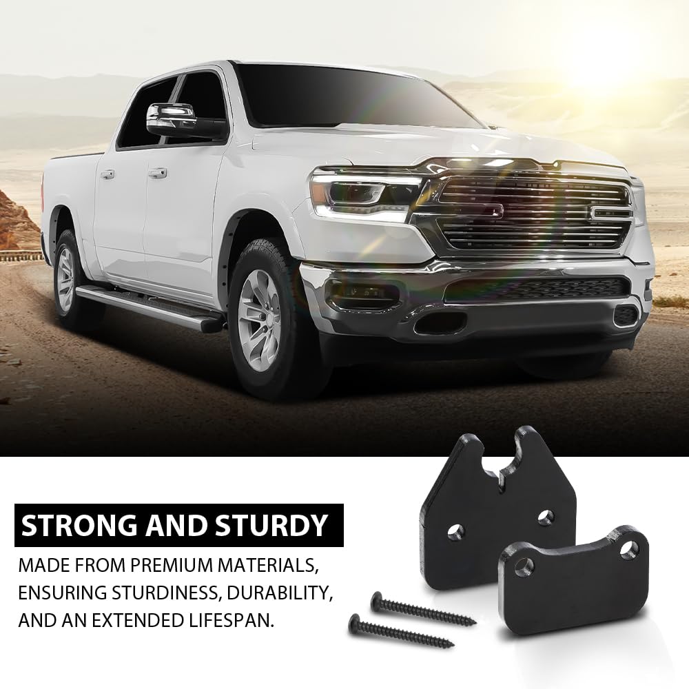 G-PLUS Sun Visor Clips, Compatible with Dodge Ram 1500 Trucks 2019 2020 2021 2022 2023 Black Visor Clips 2pcs