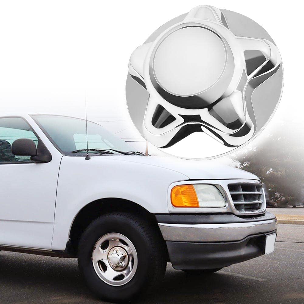 G-PLUS 7" Chrome Wheel Center Hub Caps Rim Covers Replacement 5 Lug Nut Hubcap Compatible with Ford F150 Expedition 1997-2003