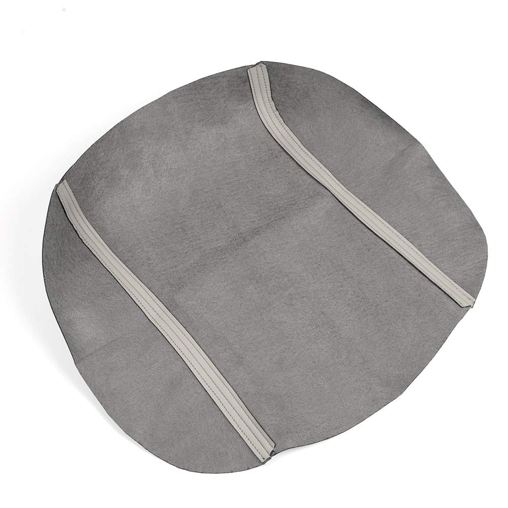 G-PLUS Gray Leather Center Console Lid Armrest Cover Fit 2009-2015 Replacement for Honda Pilot (Leather Skin Only)