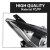 G-PLUS Headlights Assembly Front Headlamps Projector Compatible with Mazda 3 2014-2016 BPW1510K0 BPW9510K0A Clear Lens Black Housing Clear Reflector,faros delanteros