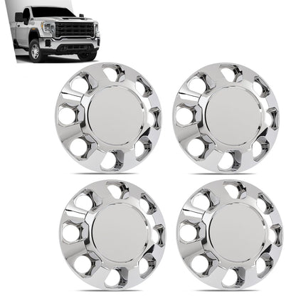 G-PLUS Wheel Center Caps Chrome 4pcs Hub Cap Compatible with GMC Sierra 2500HD 3500HD 2015-2020 22909152