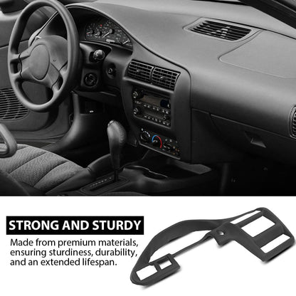 G-PLUS TPE Dashboard Dash Bezel Cover Compatible with Chevy Cavalier LS Sport 2002-2005/ Chevy Cavalier Z24 2000-2002/ Chevy Cavalier (submodel: Base, LS) 2000-2005