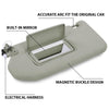 G-PLUS Gray Left & Right Sun Visor 1 Pair with Lights & Mirror Compatible with 2013-2018 Nissan Pathfinder (Platinum, SL, SV)/ 2014-2017 Infiniti QX60 96400-9PB0A,96401-9PB0A