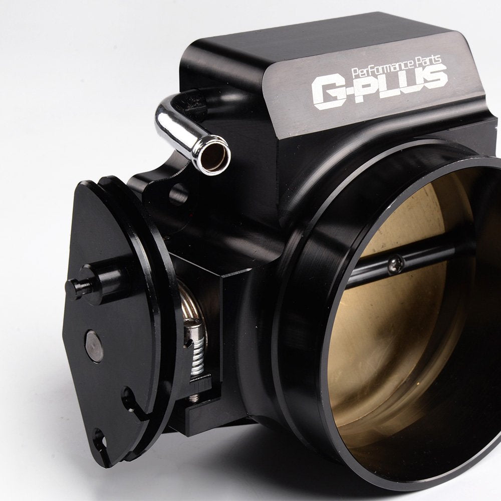 G-PLUS 92mm Throttle Body Replacement for GM Gen III Ls1 Ls2 Ls6 Ls3 Ls Ls7 Sx Ls 4 CNC Bolt Cable