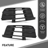 G-PLUS Pair Front Bumper Lower Grille Fog Light Grill Covers, Compatible with Audi Q7 S-Line 2016-2019, LH Driver & RH Passenger Side 2PCS, 4M0807681D, 4M0807682D