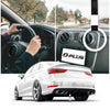 G-PLUS JDM Tsurikawa Ring Round Subway Train Bus Car Handle Hand Straps Drift Charm, Rear Bumper Warning Ring (White)
