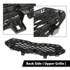 G-PLUS Front Upper Bumper Grille & Radiator Sight Shield Cover Compatible with Kia Forte 2019-2021 KI1224116 KI1200205 86370M7000 86350M7010