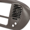 G-PLUS Dash Pad Bezel Graphite & Center Dash Radio Bezel Fit Ford F150 / Ford Expedition 1997-2003 Brown