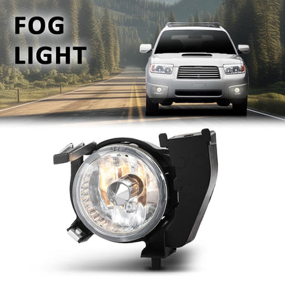 G-PLUS Left Front Fog Light Assembly Driving Lamp Compatible with Subaru Forester 2006-2008 84501SA190