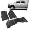 G-PLUS Cargo Liners Compatible with 2009-2018 Dodge Ram Crew Cab(Not Fit Quad Cab & Tradesman) All Weather Full Cover Protection 1st & 2nd Row 3PCS TPE Car Floor Liners Accessories