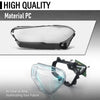 G-PLUS Headlight Lens Cover Compatible with BMW X5 X6 G05 G06 2018-2022 Left & Right Pair Front Headlamp Lens Cover Clear