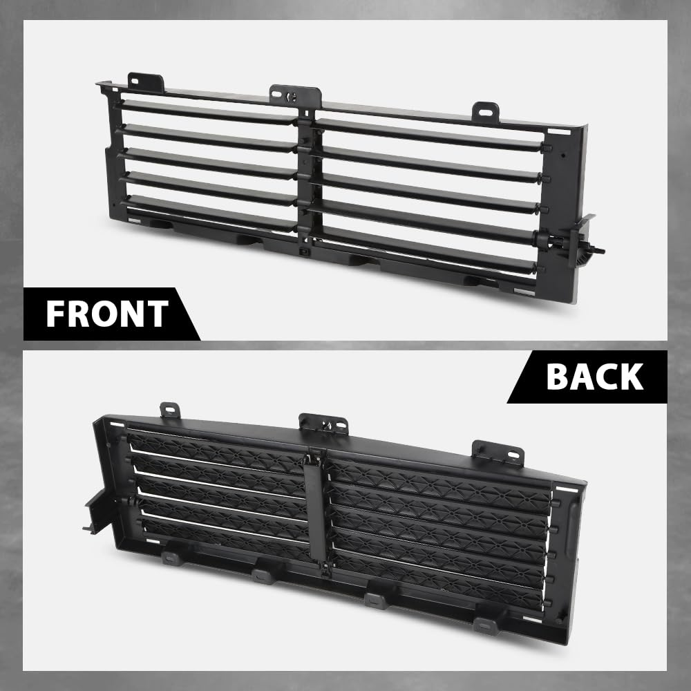 G-PLUS Lower Radiator Shutter Grille Assembly Compatible with Land Rover Discovery Sport 2020-2023,Fit Land Rover Range Rover Evoque 2020-2023