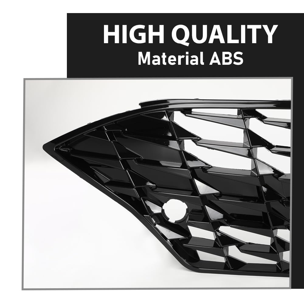 G-PLUS Grille Mesh Upper Grill Without Camera Hole Compatible with Hyundai Sonata Limited/Sport/Laxury/Sel 2020-2022 863A0-L0760