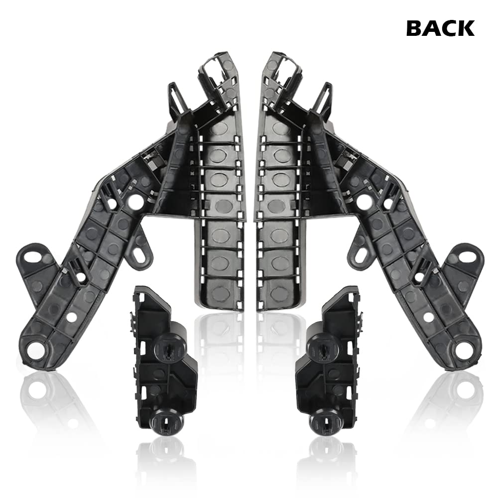 G-PLUS Front Bumper Bracket Retainers Beam Mount Support Compatible with Altima Sedan 2013 2014 2015 62059-3TA0A 62058-3TA0A 62221-3TA0A 62220-3TA0A 4PCS