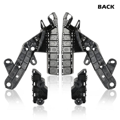 G-PLUS Front Bumper Bracket Retainers Beam Mount Support Compatible with Altima Sedan 2013 2014 2015 62059-3TA0A 62058-3TA0A 62221-3TA0A 62220-3TA0A 4PCS