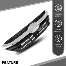 G-PLUS Front Bumper Grille for Subaru Legacy 2010-2012 Chrome Black Product Image
