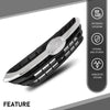 G-PLUS Front Grille Chrome & Black Compatible with Subaru Legacy 2013-2014 91121AJ13A, SU1200157