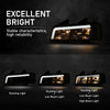 G-PLUS LED Headlights Headlamps Fit Chevy Express GMC Savana 1500 2003-2014, Fit Chevy Express GMC Savana 2500 3500 2003-2023 Bumper Headlamp Clear Lens Chrome Housing,faros delanteros Assembly