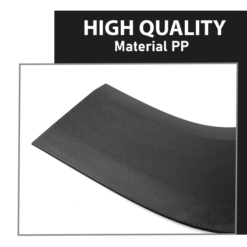G-PLUS Rear Left and Right Fender Flares Compatible with Jeep Renegade 2015-2023 Wheel Opening Molding Arch Trim 5XB67LXHAA, 5XB66LXHAA, CH1790104, CH1791104 Black