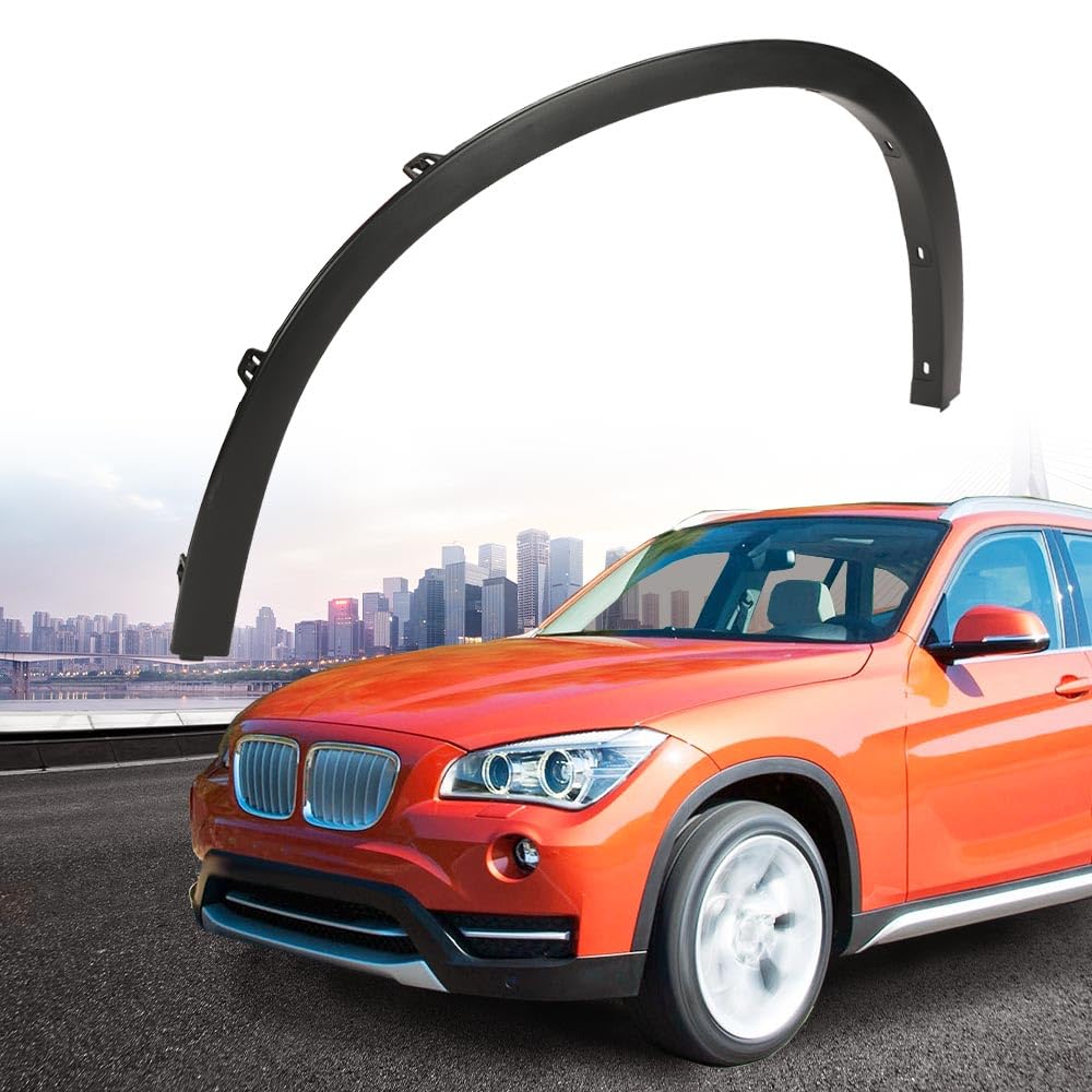 G-PLUS Front Left Wheel Arch Molding Fender Flares Compatible With Bmw X1 2012 2013 2014 2015, Front Wheel Cover Protector Fender Trim Driver Side 51772990165, BM1290103