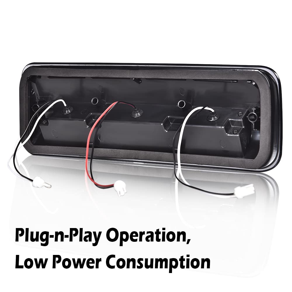 G-PLUS Rear LED Bar Type I High Mount Stop Ligh Third Brake 3rd Light Cab Roof Center Mount Brake Stop Tail Cargo Lamp Compatible with 2004-2008 Ford F150/Lobo