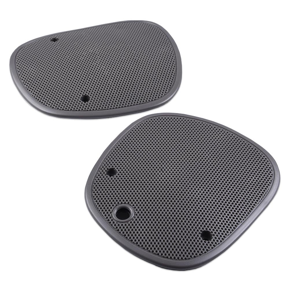 G-PLUS Gray Dash Speaker Cover Grille Grill Compatible with Chevy S10 Blazer/GMC Jimmy Sonoma/Oldsmobile Bravada 1998-2005 Left & Right Side 15046446