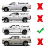 G-PLUS Trail Armor Rocker Panel Cover Guard Sill Trim Compatible With Chevy Silverado/Fit GMC Sierra Crew Cab 2001 2002 2003 2004 2005 2006 Matte Black Textured Finish L2214067 14067